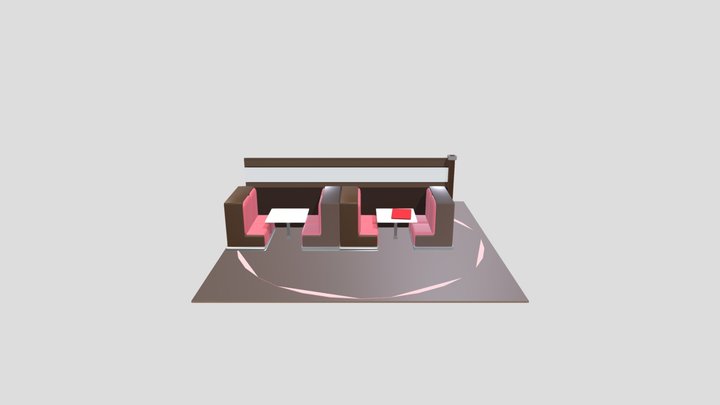 Dandy's World Sprout's Booths (Read Desc) 3D Model
