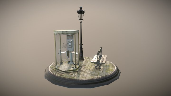 Urban Scene 3D Model