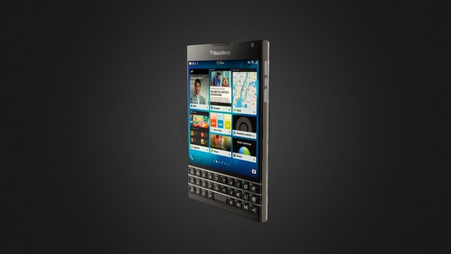 Blackberry Passport 3D Model
