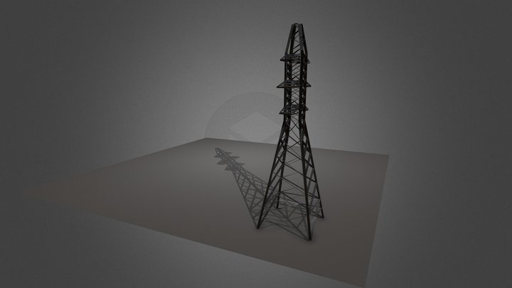 Transmission tower 3D Model