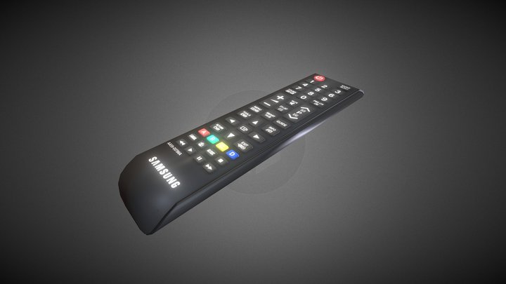 Samsung TV Remote Control 3D Model