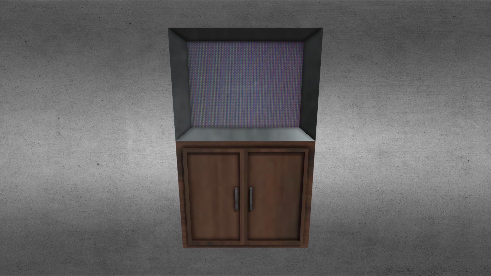 Low Poly CRT TV