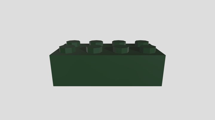 LEGO Brick 3x8 3D Model