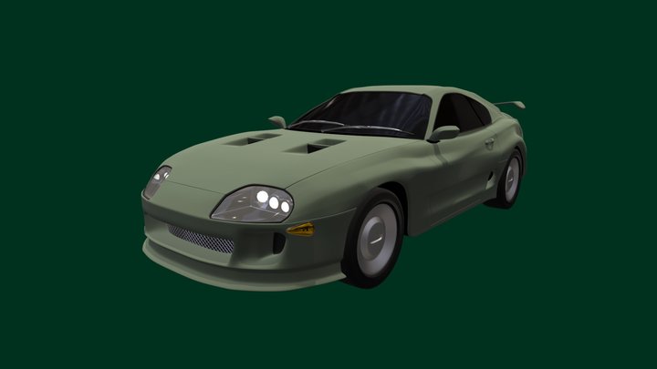 Car SUPRA 3D Model