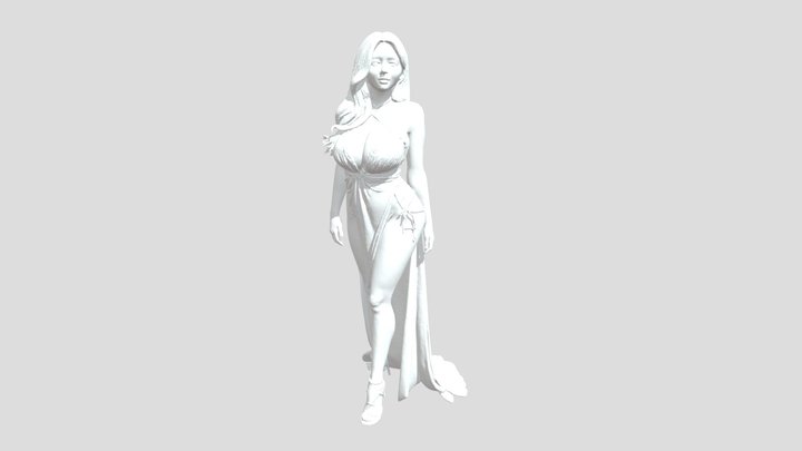 Glamorous Evening Elegance 3D Model
