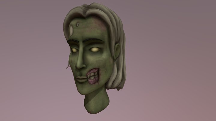 Undead Girl 3D Model