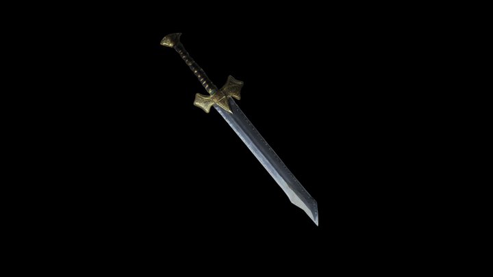 Sword Back accessory for roblox 3D Model