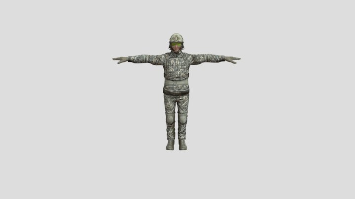 MILITARY 1 US 3D Model