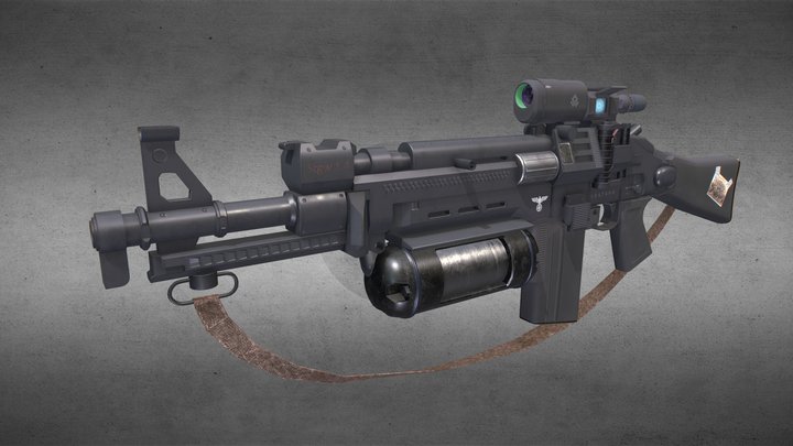 Strumgewehr 3D Model