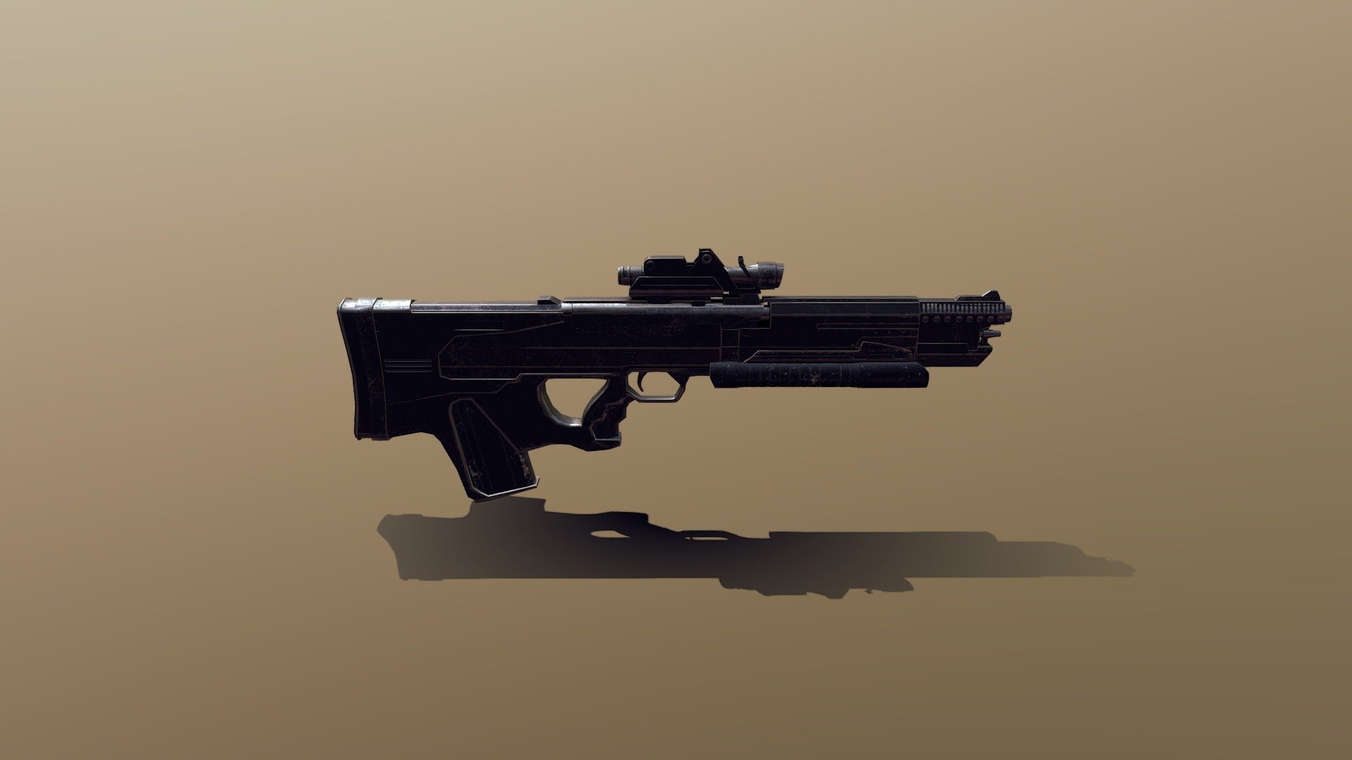 Gun - 3D model by siba.santoshdas.ss [f1bf355] - Sketchfab
