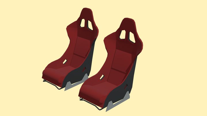 Seat of the electric car Dubina Evo 3D Model