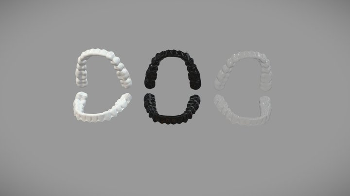 隐形矫正牙套 3D Model