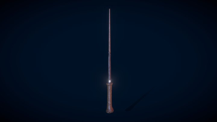 Harry Potter's wand. 3D Model