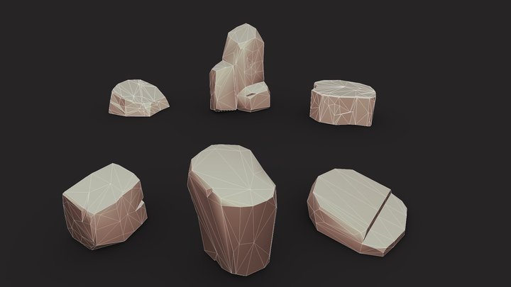 stylizedrocks 3D Model