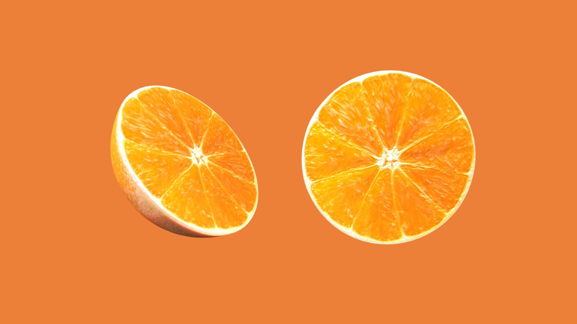 Orange Slice - Download Free 3D model by Victoria Billings (@vbilling1)  [f1c1d33]