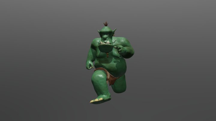 Running Orc - The Good One 3D Model