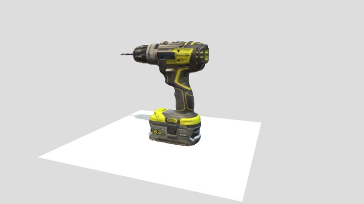 Cordless drill 3D Model
