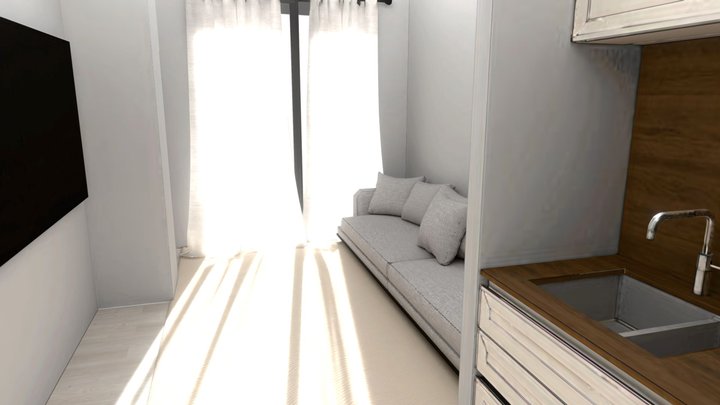 Apartment 2-3 3D Model