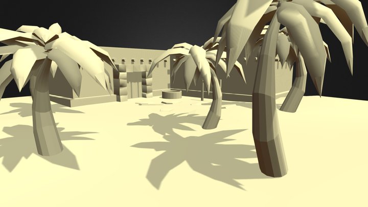 Mesopotamia entrence | SCHOOL PROJECT 3D Model