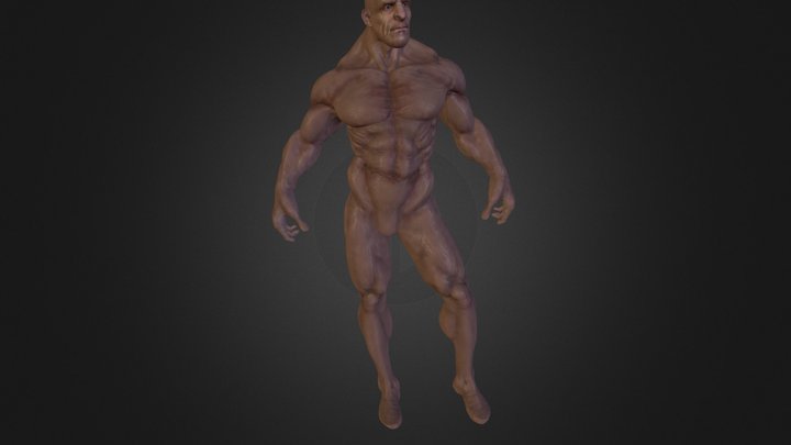 Posed Big Guy 3D Model