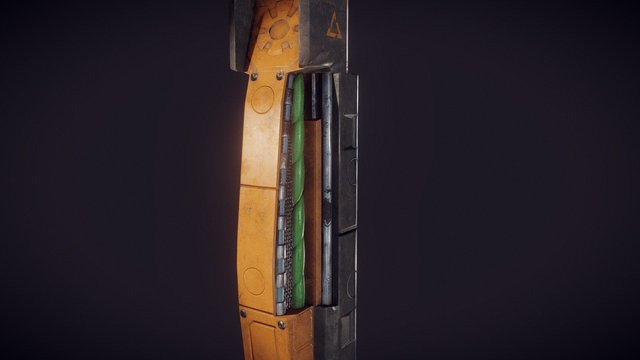 Sci-Fi Pillar/Power Unit 3D Model