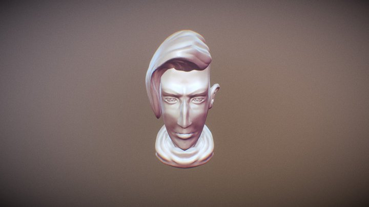 Punk Head 3D Model