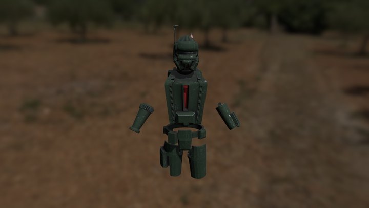 project armor set (attached) 3D Model