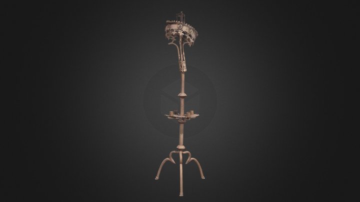 Canelobre de peu. Segle XV. MHCB 29732 3D Model