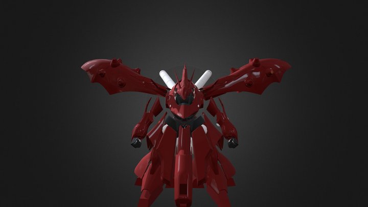 MSN-04Ⅱ Nightingale 夜莺 3D Model