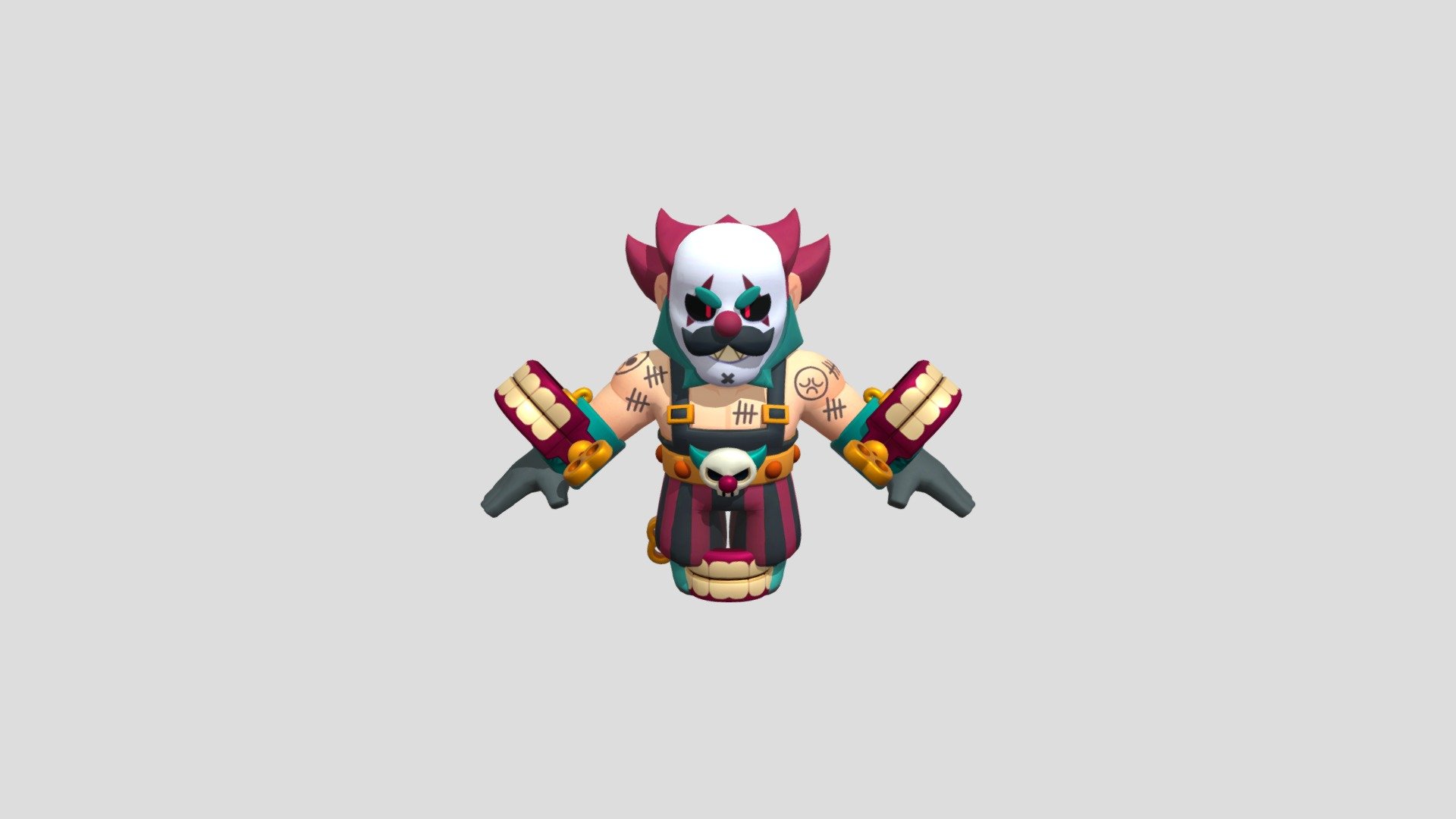 sam_clown_geo - Download Free 3D model by SP (@adamhero30) [f1c6c9f ...
