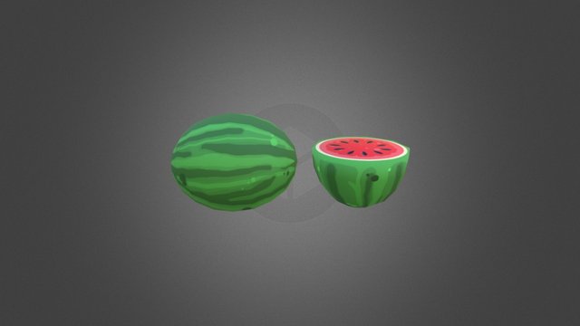 Watermelons 3D Model