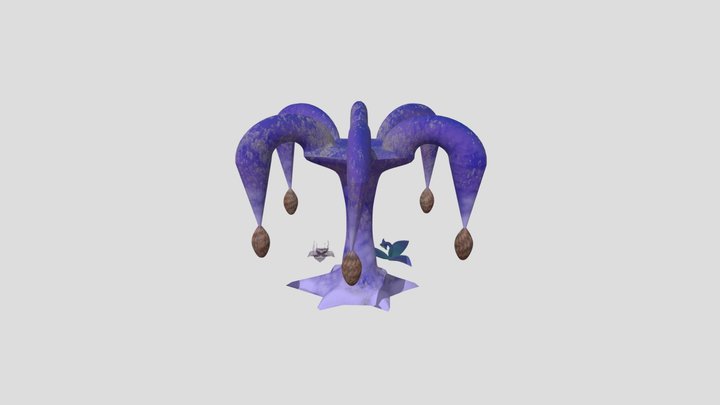 Alien Plants 3D Model