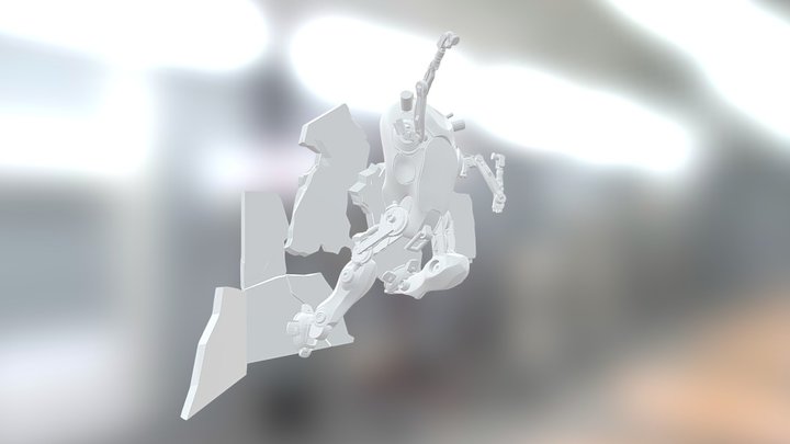 Robot - kitbashing 3D Model