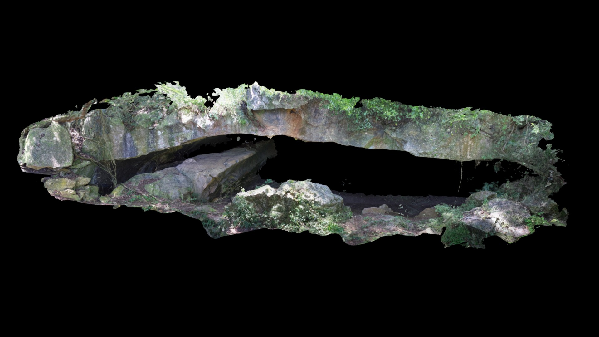 3D model Entrada da Gruta do Brega – V2 - This is a 3D model of the Entrada da Gruta do Brega - V2. The 3D model is about a map of the world.