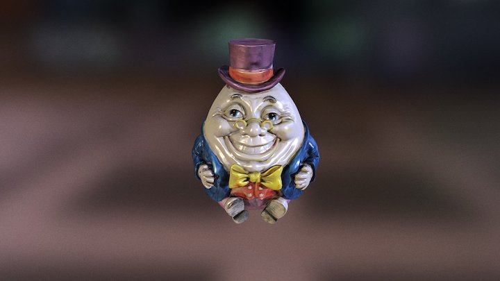 Humpty Dumpty 3D Model