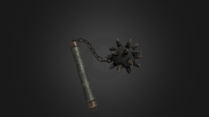 Flail FBX Final Render 3D Model