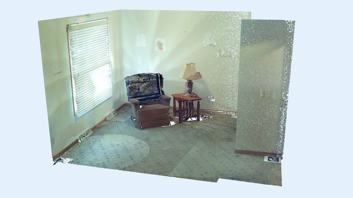 UW-Platteville Crime Scene House - Bedroom 2 3D Model