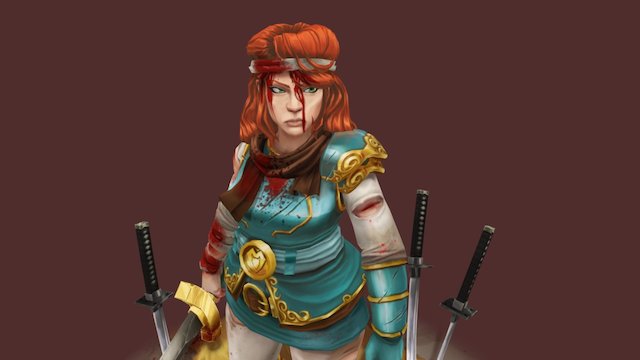 Violet! From Rat Queens 3D Model