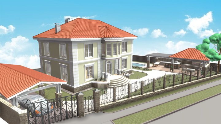 Baku house 3D Model