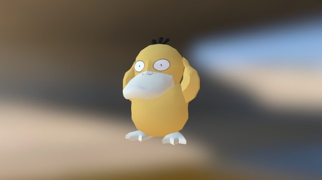 Psyduck pokémon 3d model - Finished Projects - Blender Artists