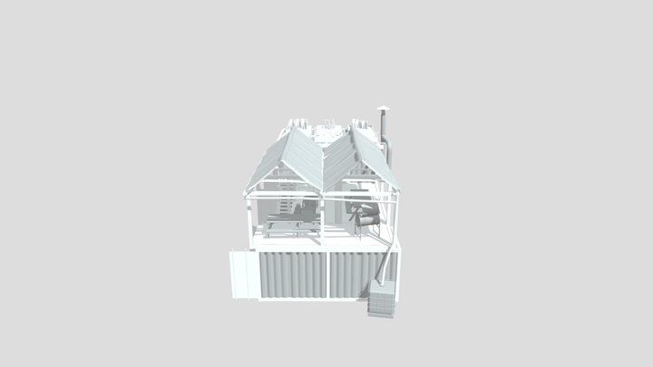 1GGP21_ Vanderheere_ Dominik_ House Model 3D Model