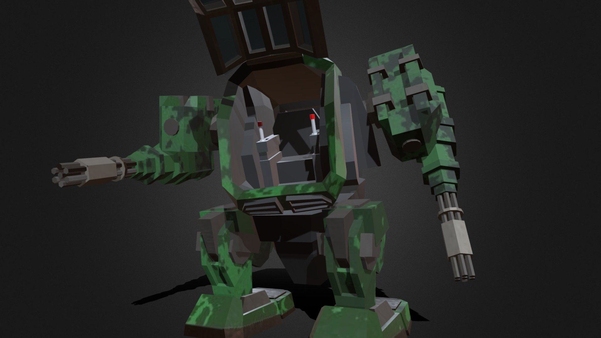 Heavy Mech Forest Variant - Rigged and Animated - Download Free 3D ...