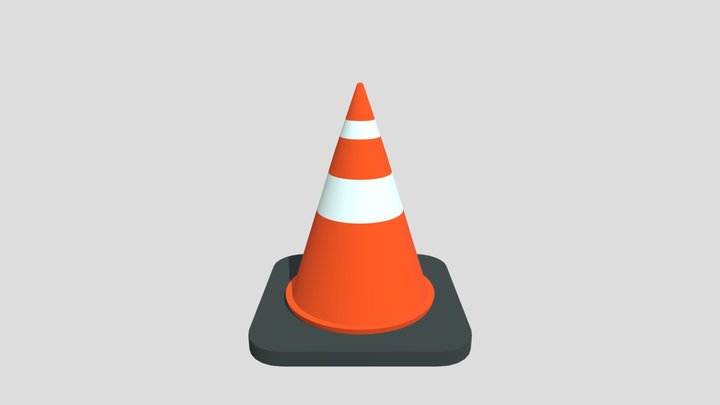 Traffic Cone 3D Model