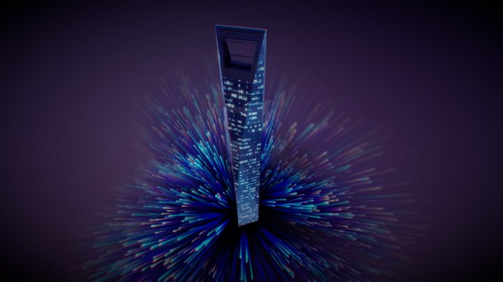 Detailed skyscraper gameready