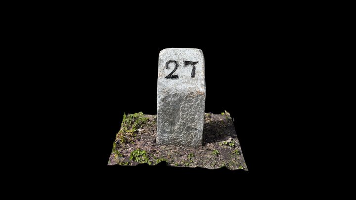 Milestone Innertkirchen - Grimselpass km 27 – Free 3D Model STL