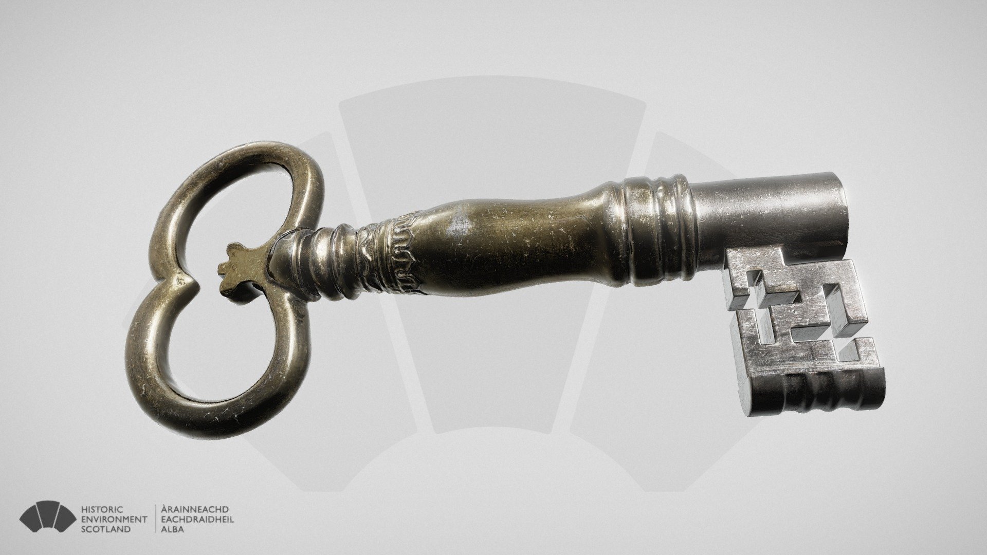 Ceremonial Key, Edinburgh Castle 3D model by Historic Environment