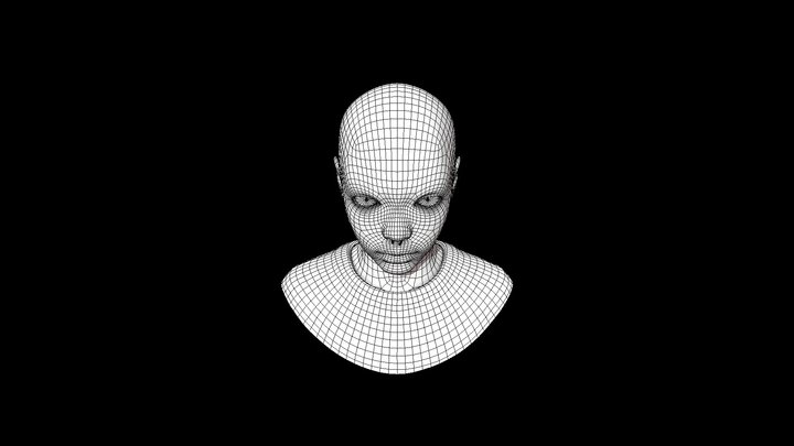 Manzuoxi Bust (No Hair) 3D Model