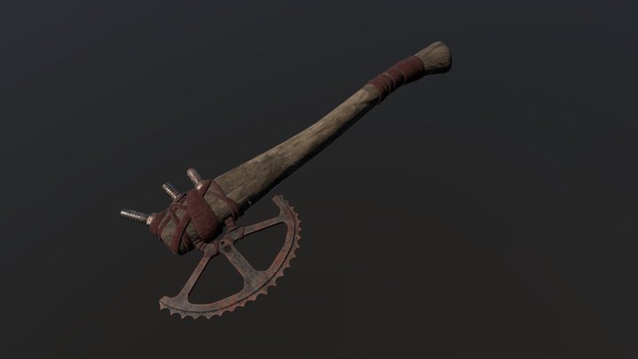 Improvised zombie weapon. 3D Model