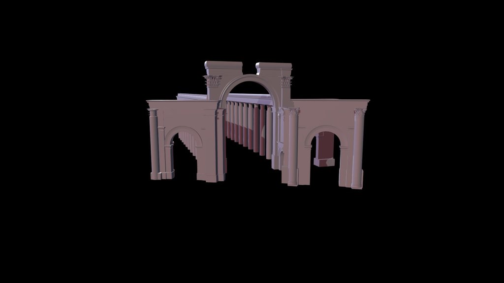 Triumphal Arch (with Colonnade)