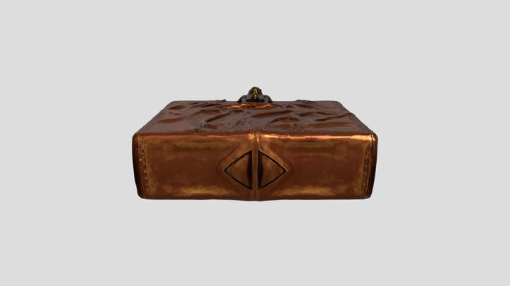 Worn Leather Journal 3D Model